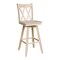 International Concepts Double "X" Back Bar Height Stool, Swivel 30" Seat Height, Unfinished S-203SW - alternate 8